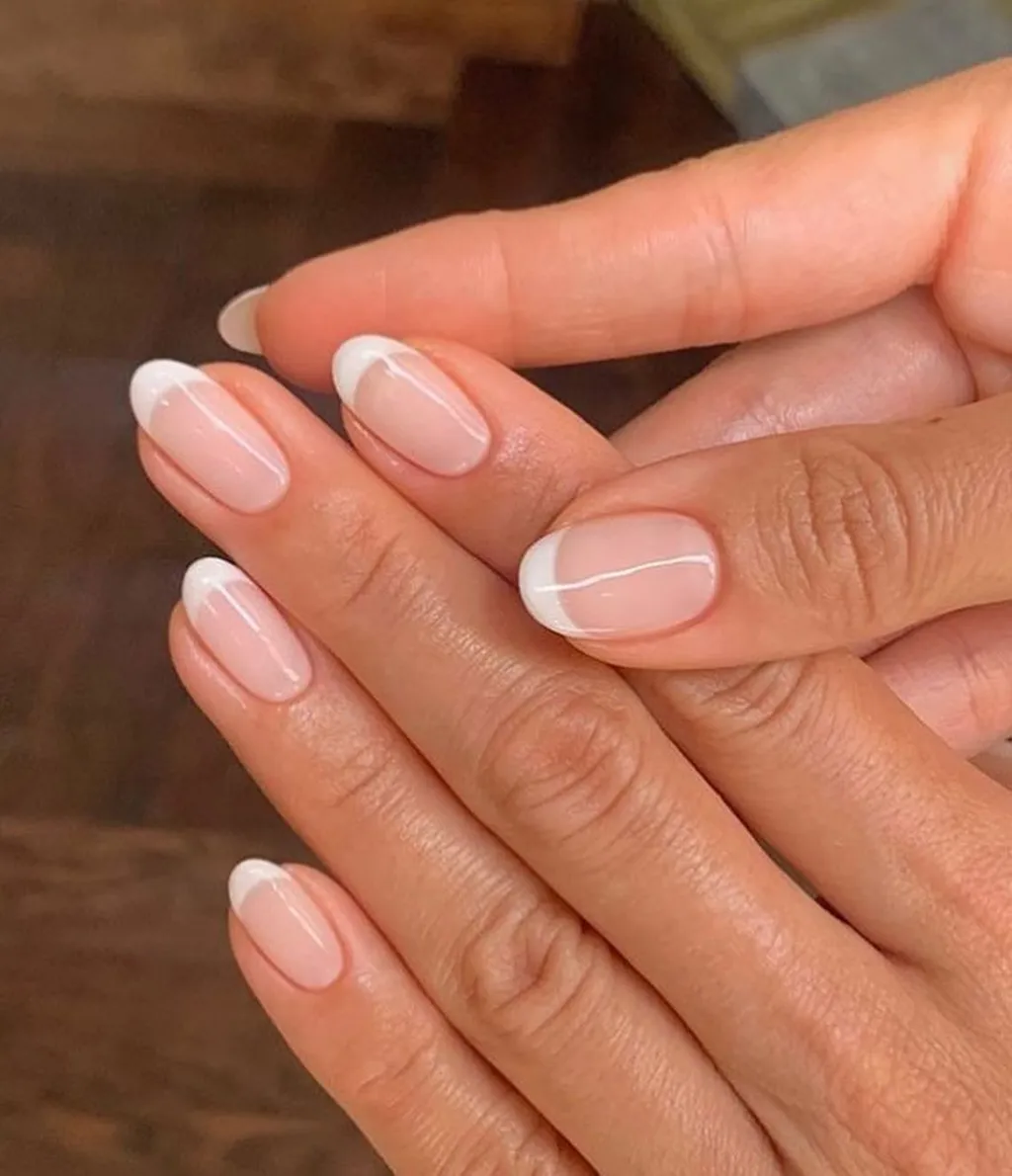 Classic French June Nails