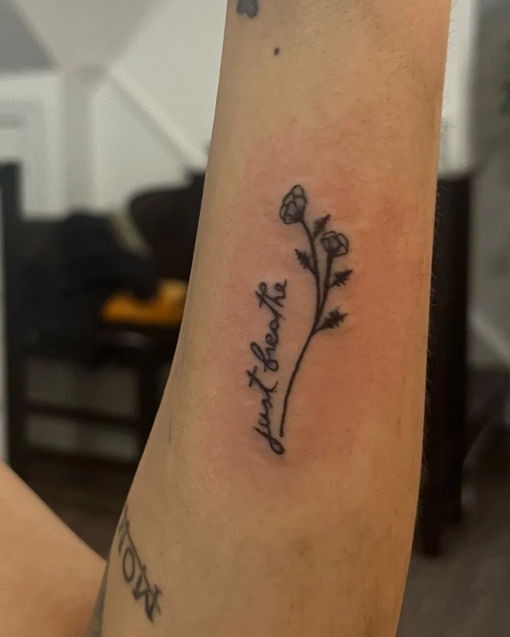 Minimal Forearm Tattoo Women