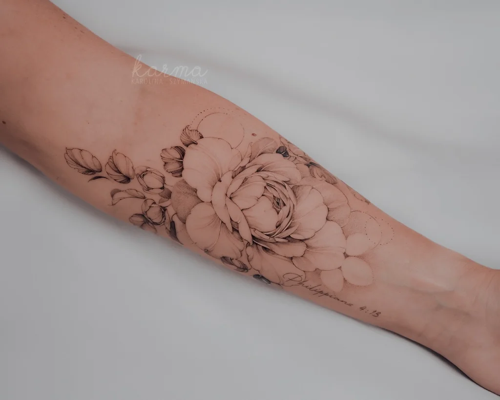 Elegant Forearm Tattoo Women