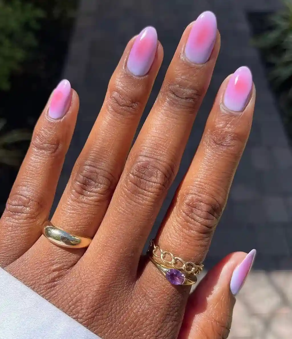 Blush Glow June Nails