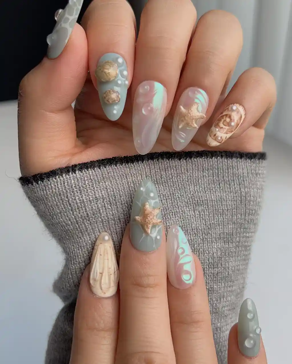 Ocean Vibe June Nails