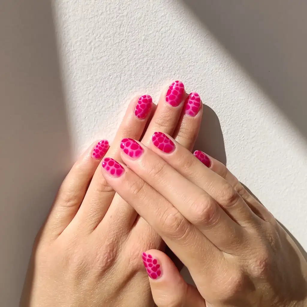 Dragon Fruit Summer Nails