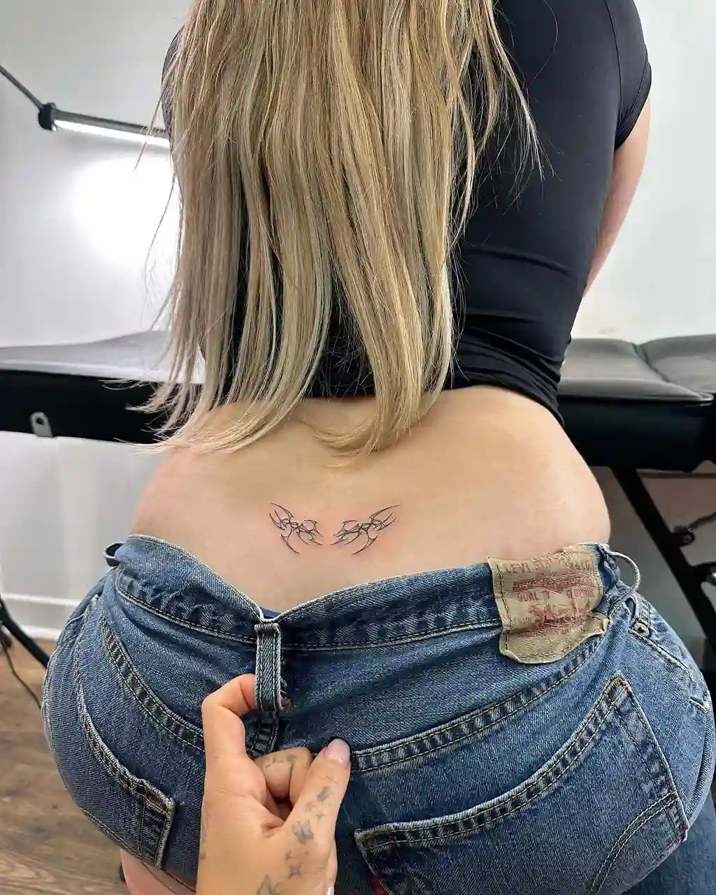 Lower Back Minimal Tribal Wings