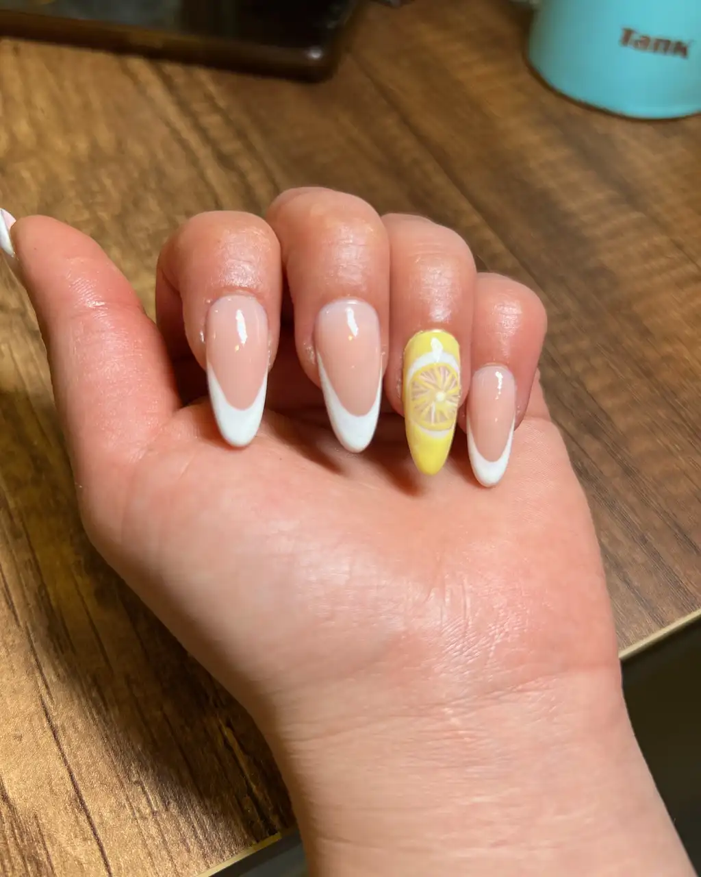 Citrus Twist Summer Nails