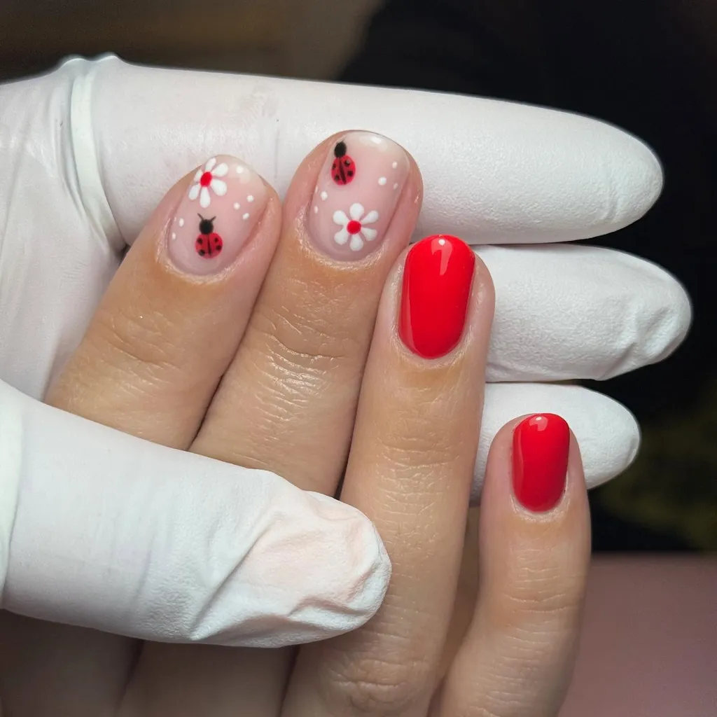 Ladybug Love June Nails