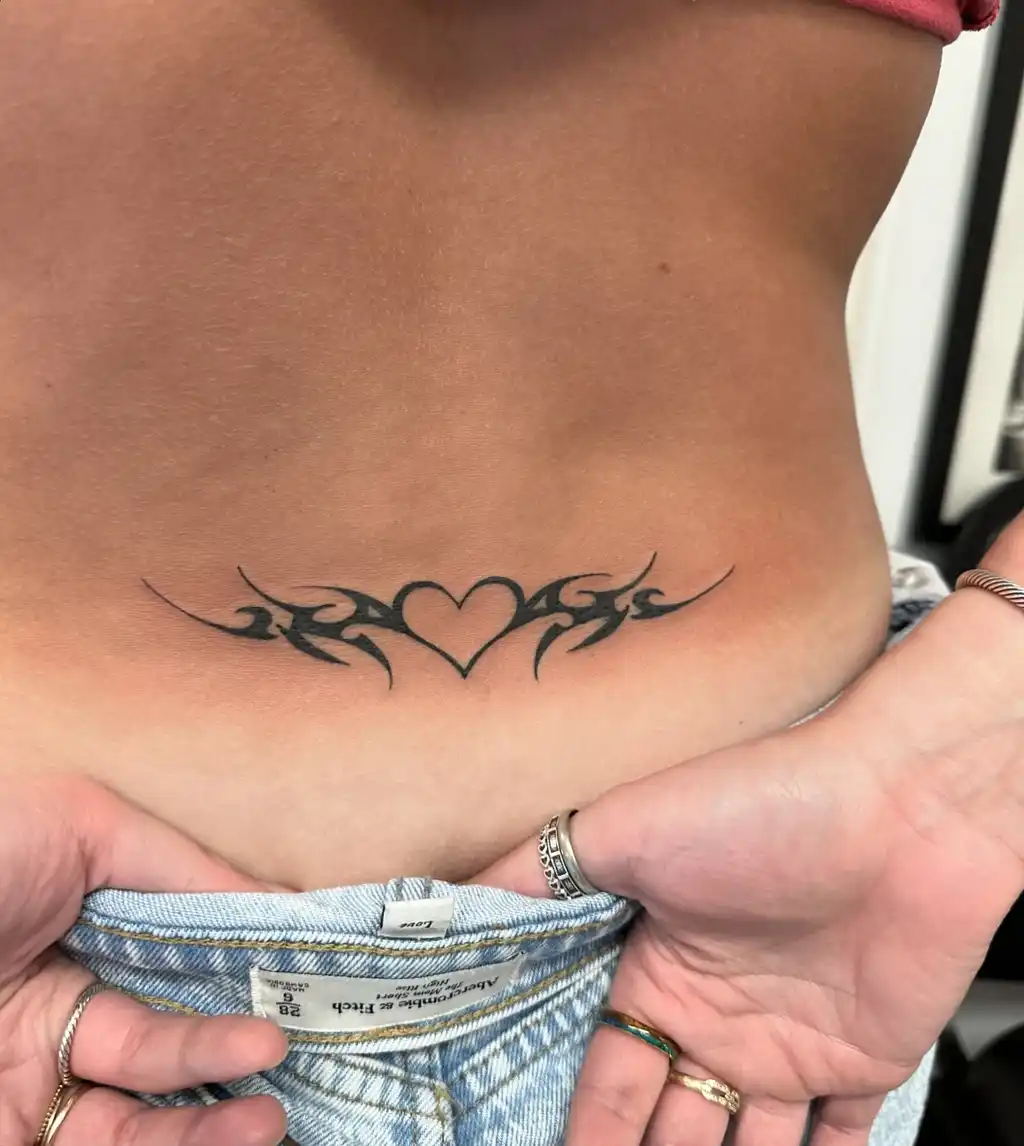 Lower Back Tribal Heart