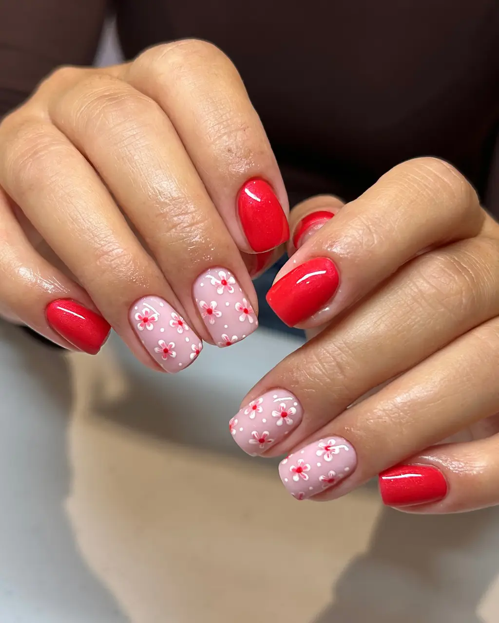 Cherry Bloom June Nails