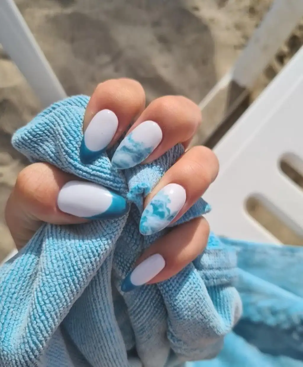 Ocean Breeze Summer Nails