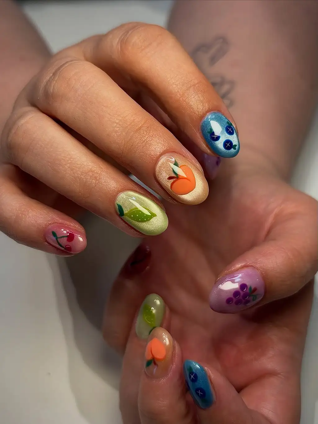 Fruit Punch June Nails