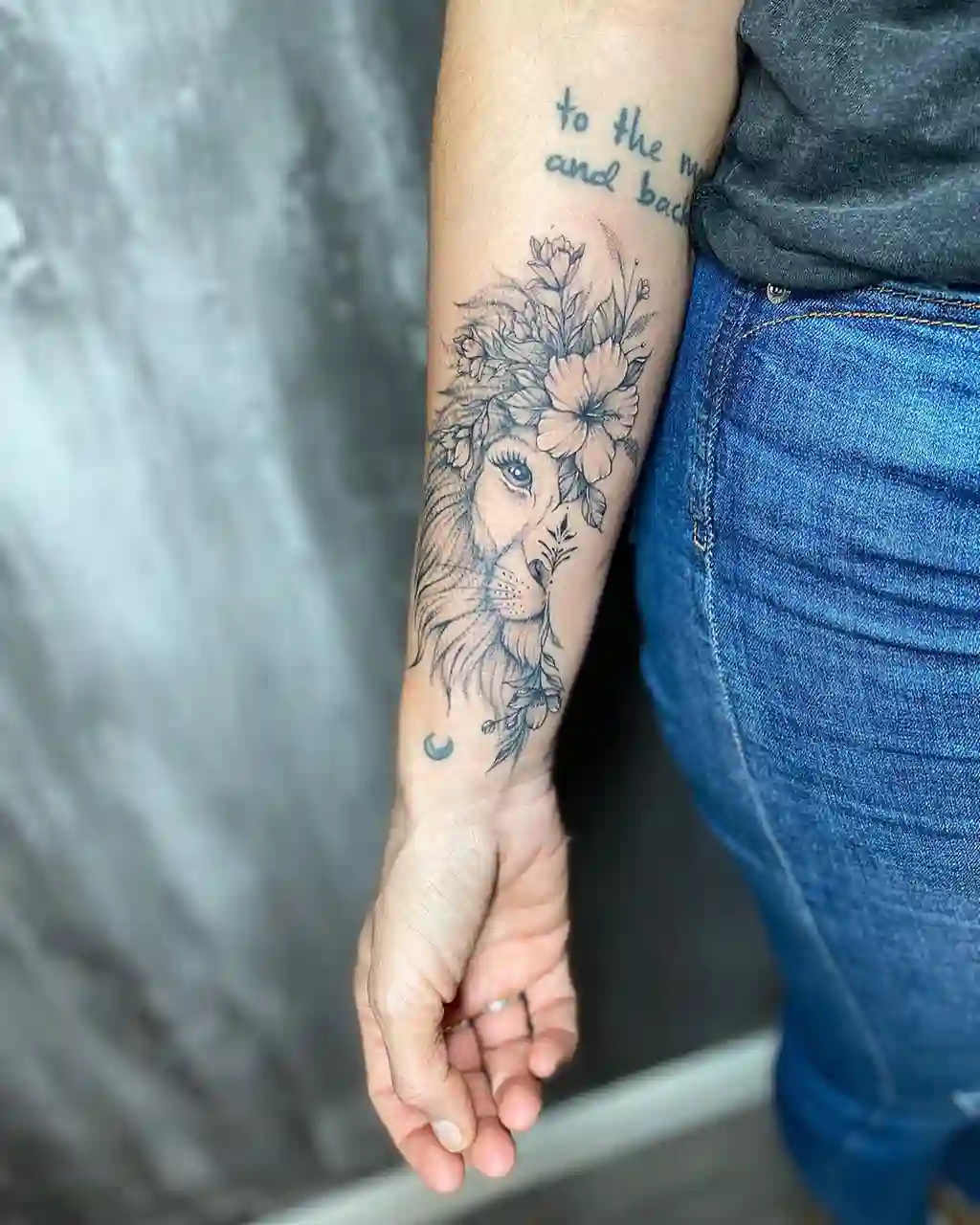 Celestial Portrait Arm Tattoos for Women