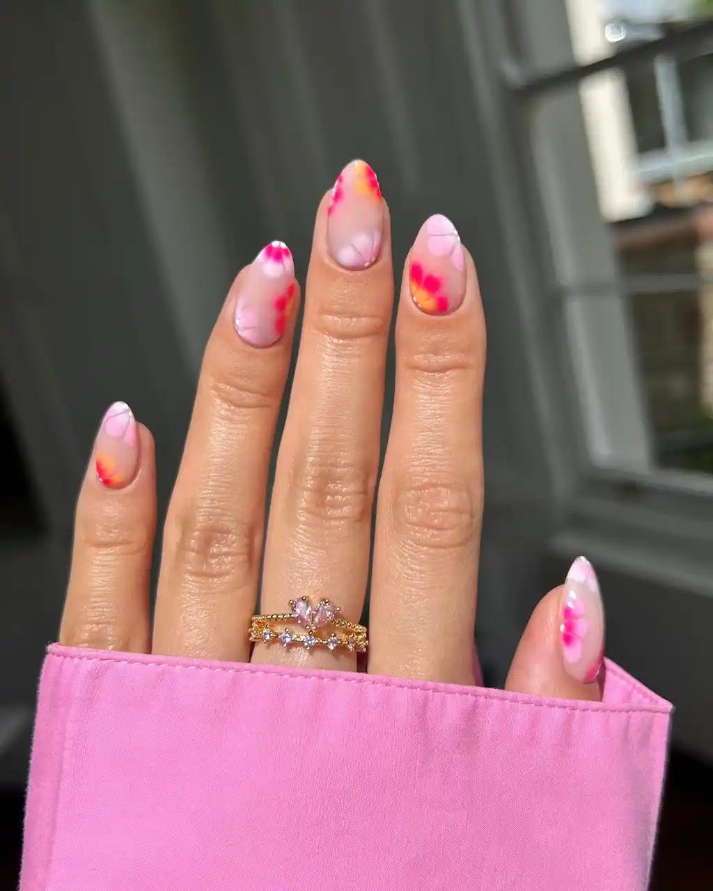 Pink Petal June Nails