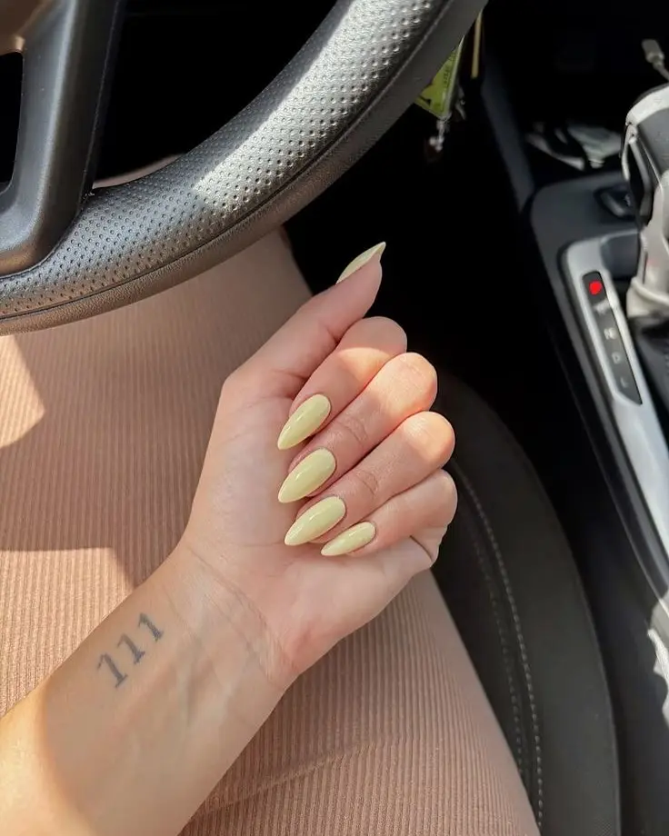 Lemon Glaze June Nails