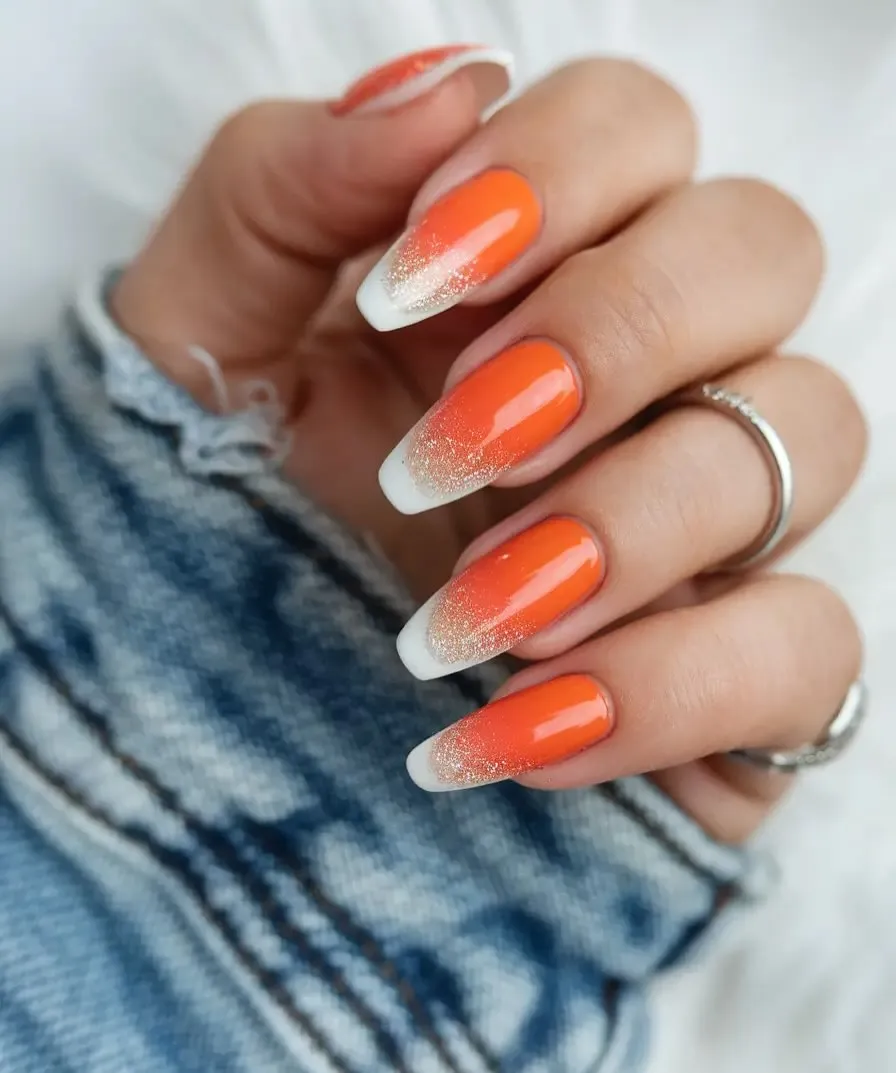 Sunset Glow June Nails
