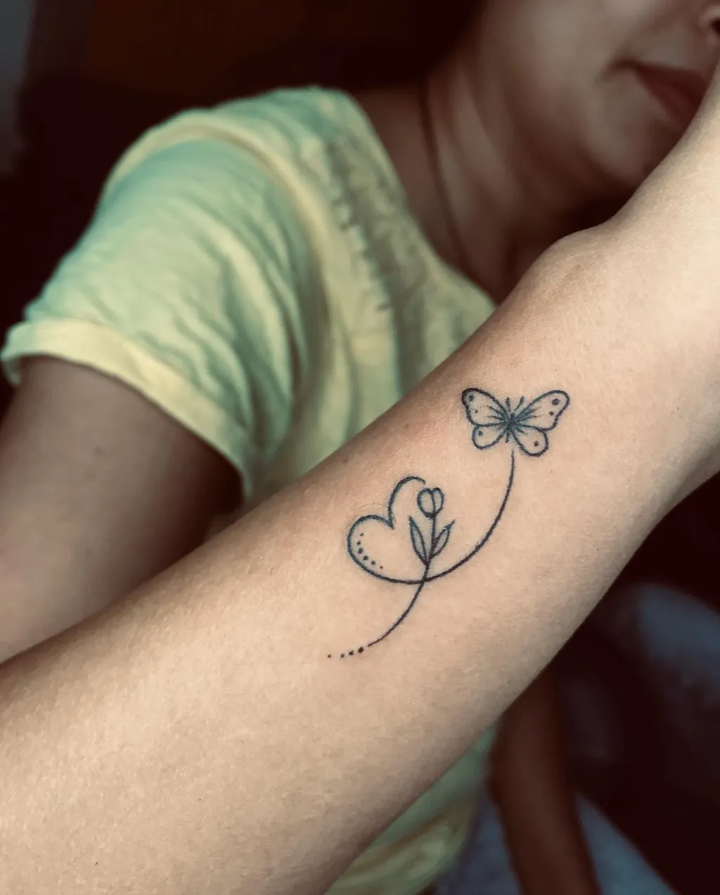 Heart, Flower & Butterfly Wrist Tattoos for Women