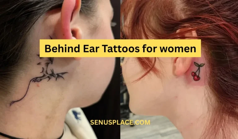 35+ Behind Ear Tattoos for Women