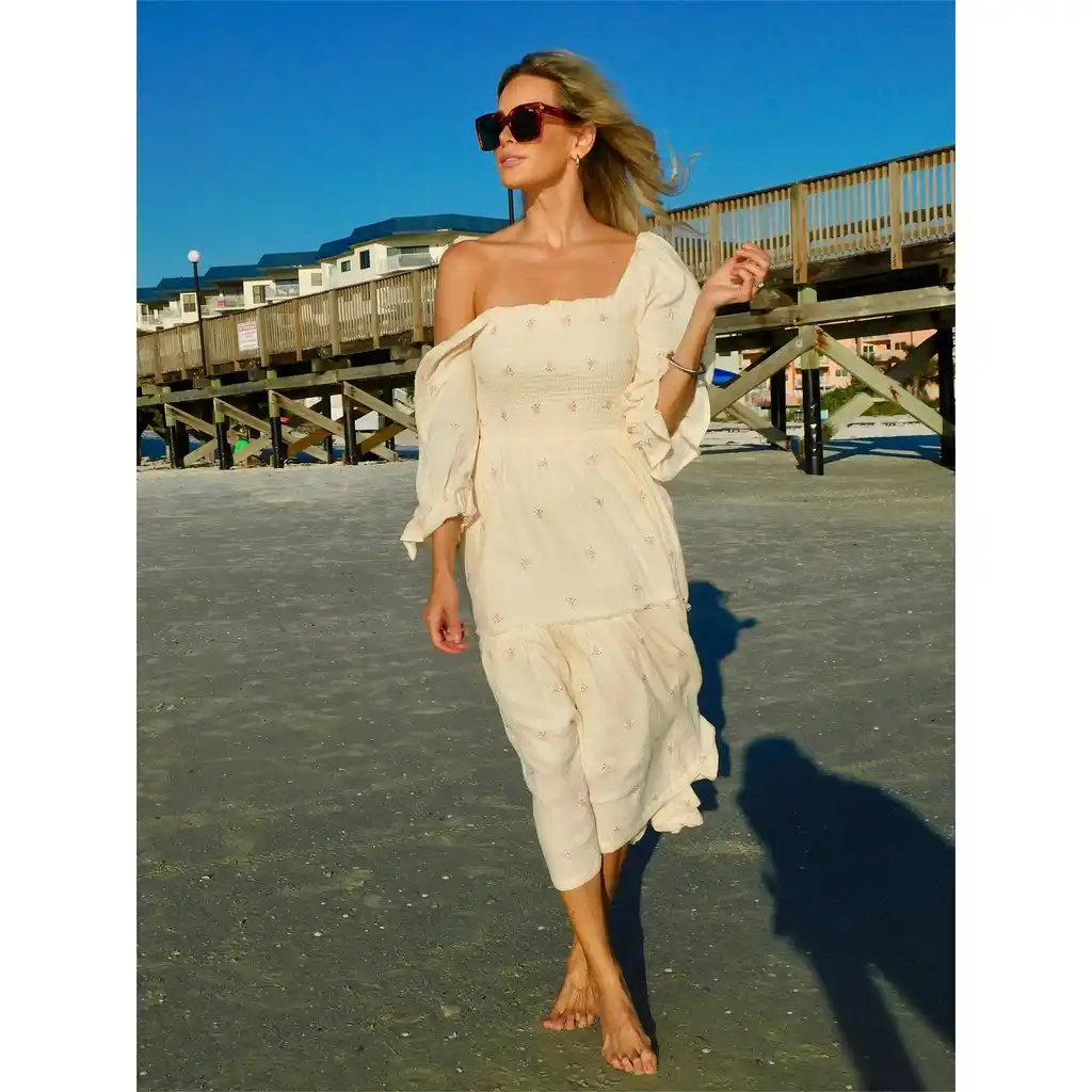 Beach Walk Boho Maxi Dress