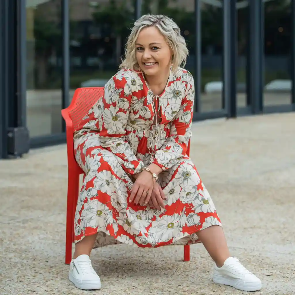 Bold Floral Boho Maxi Dress