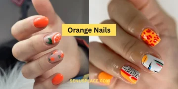 Orange Nails