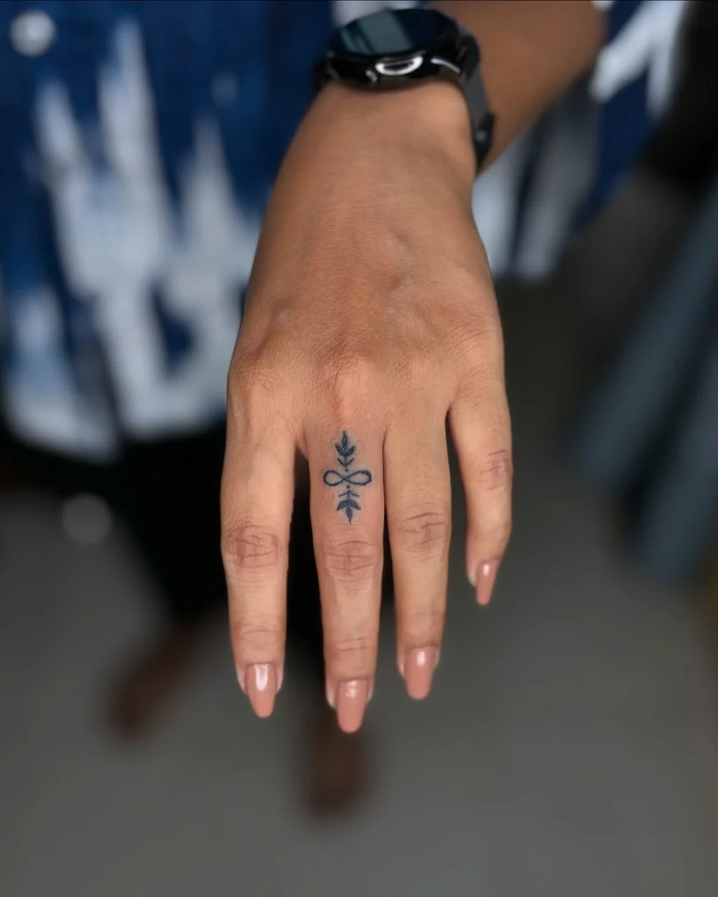 Infinity Finger Tattoos for Women