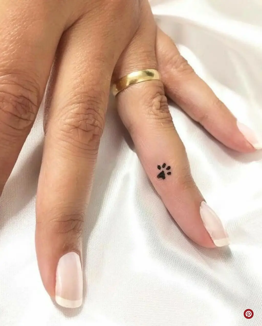 Paw Finger Tattoos for Women