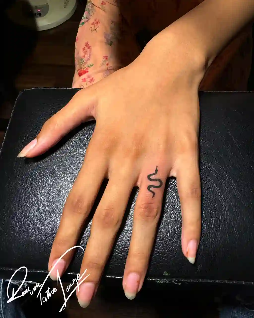 Snake Finger Tattoos for Women