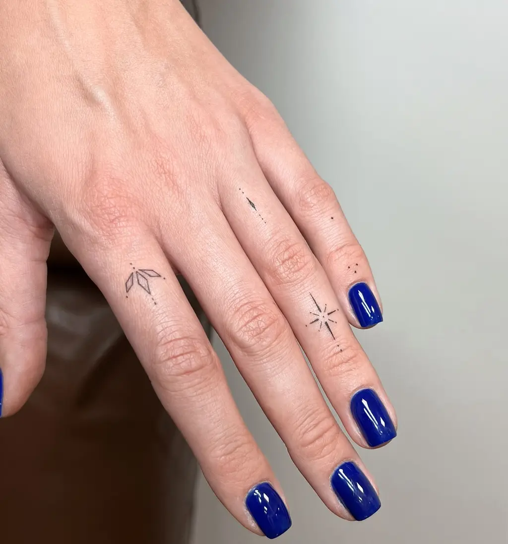 Minimal Finger Tattoos for Women
