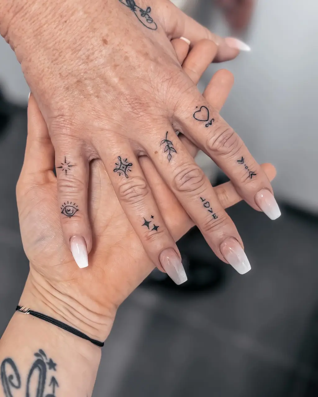 Tiny Finger Tattoos for Women