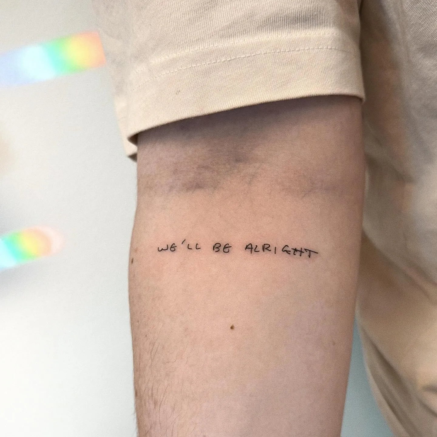 Hope Quote Tattoo for Women