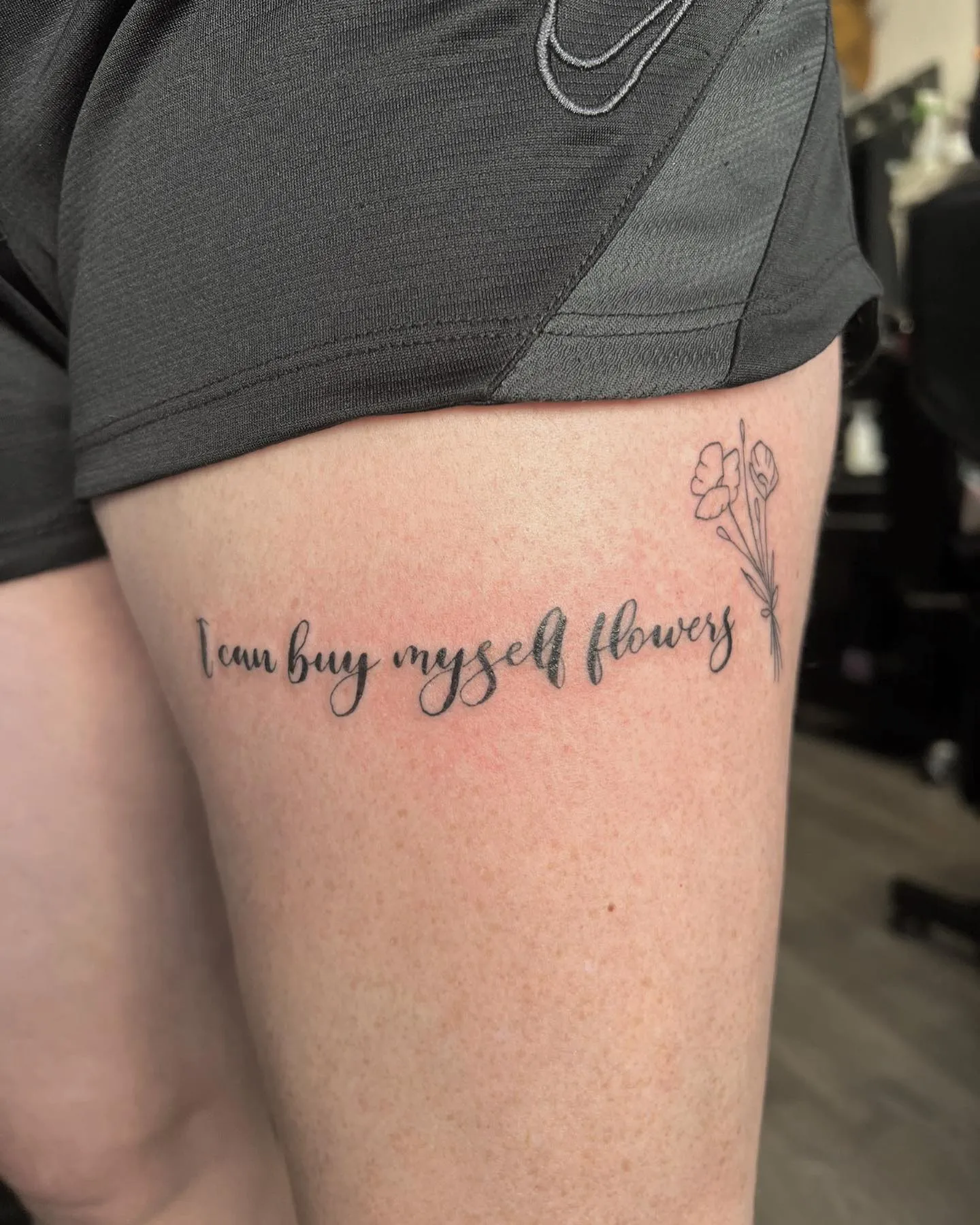 Self Love Quote Tattoo for Women