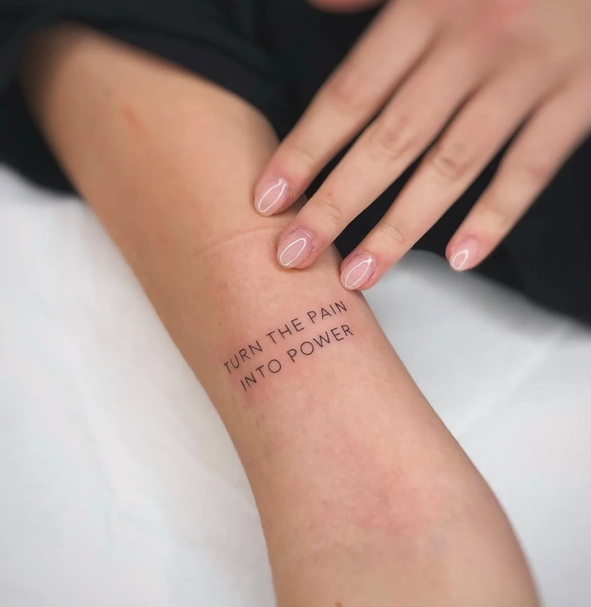 Motivational Quote Tattoo for Women