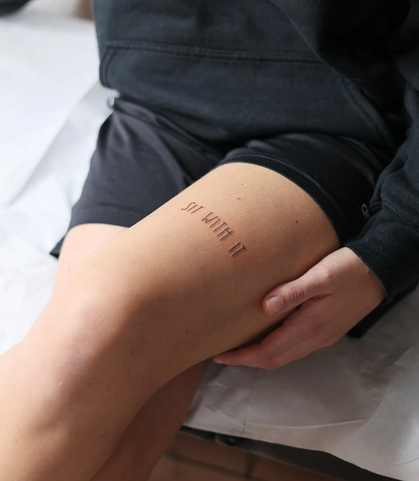 Minimalist Quote Tattoo for Women