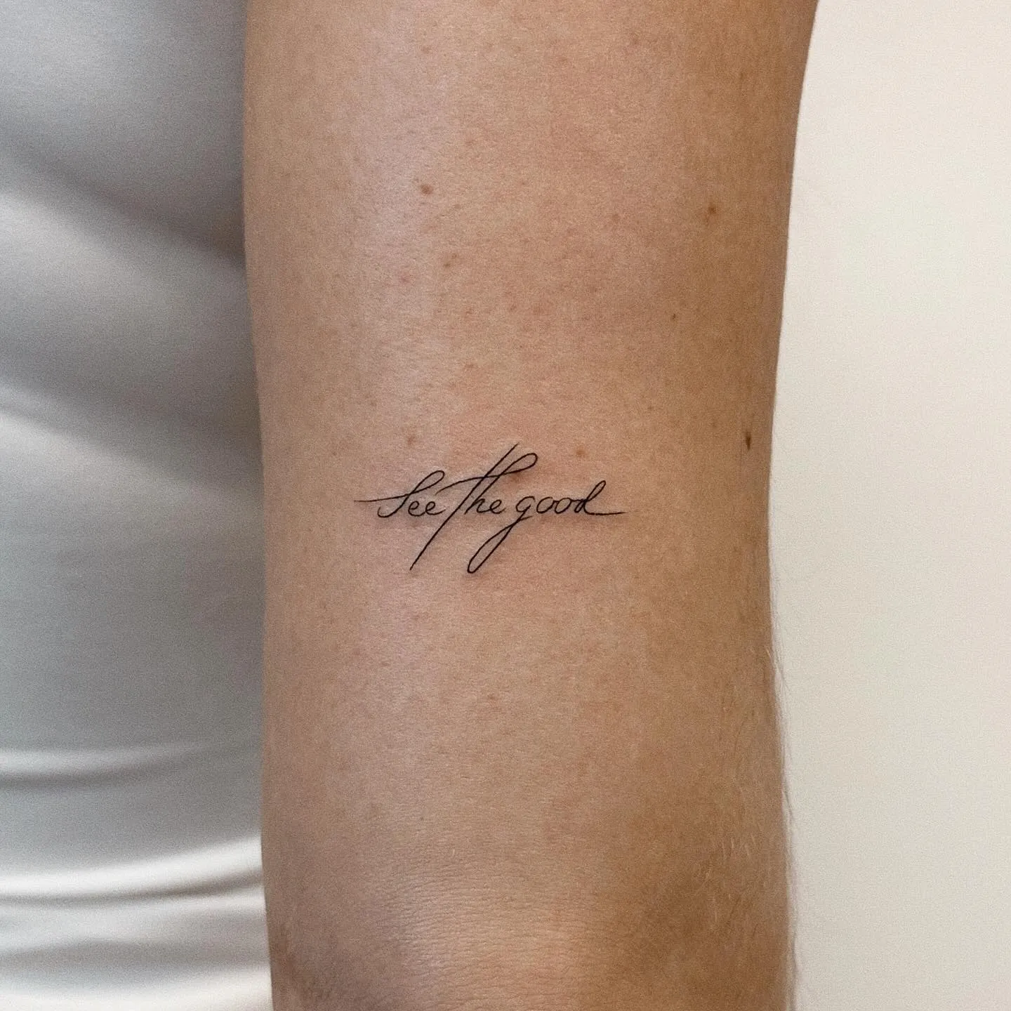 Positive Quote Tattoo for Women