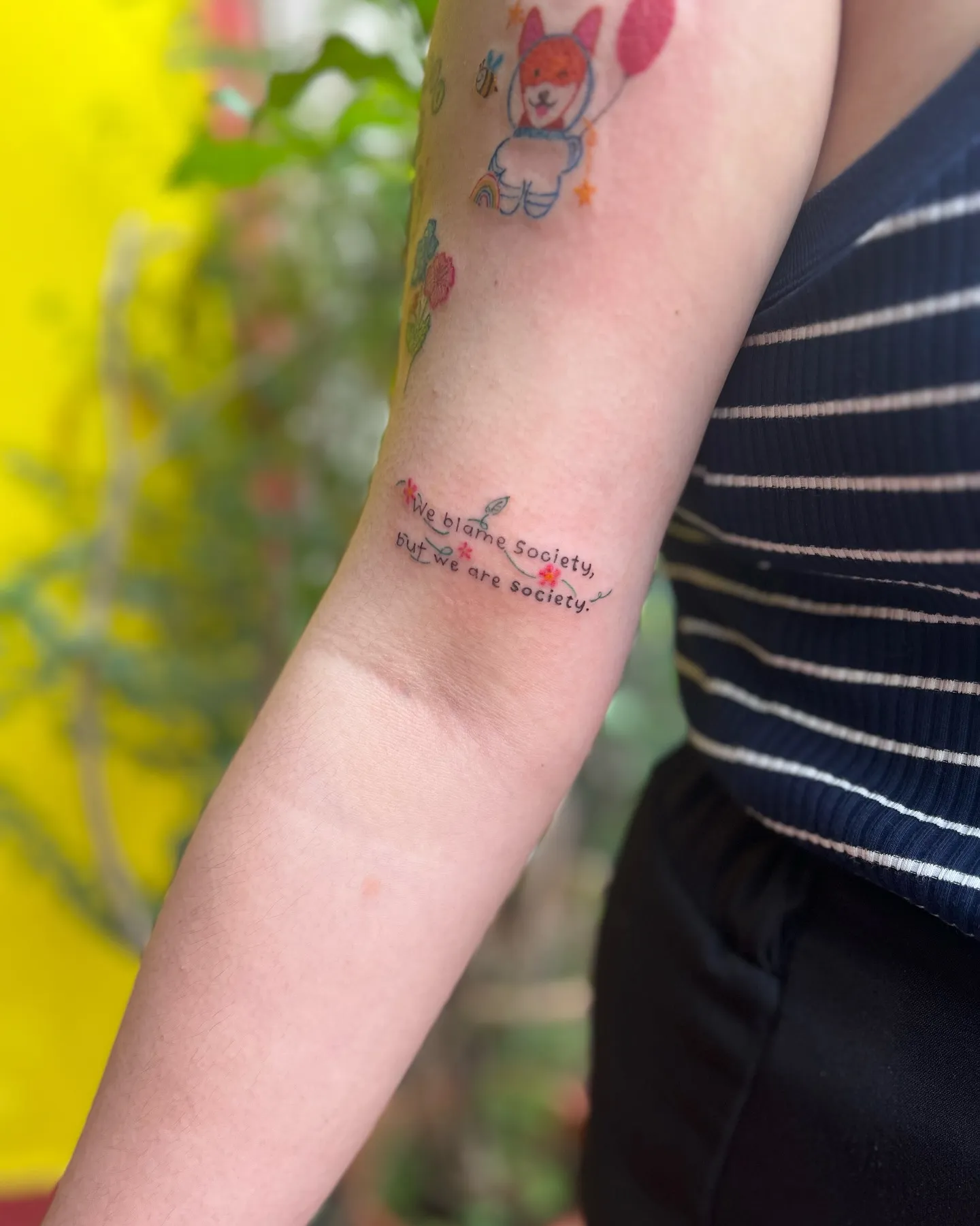 Meaningful Quote Tattoo for Women