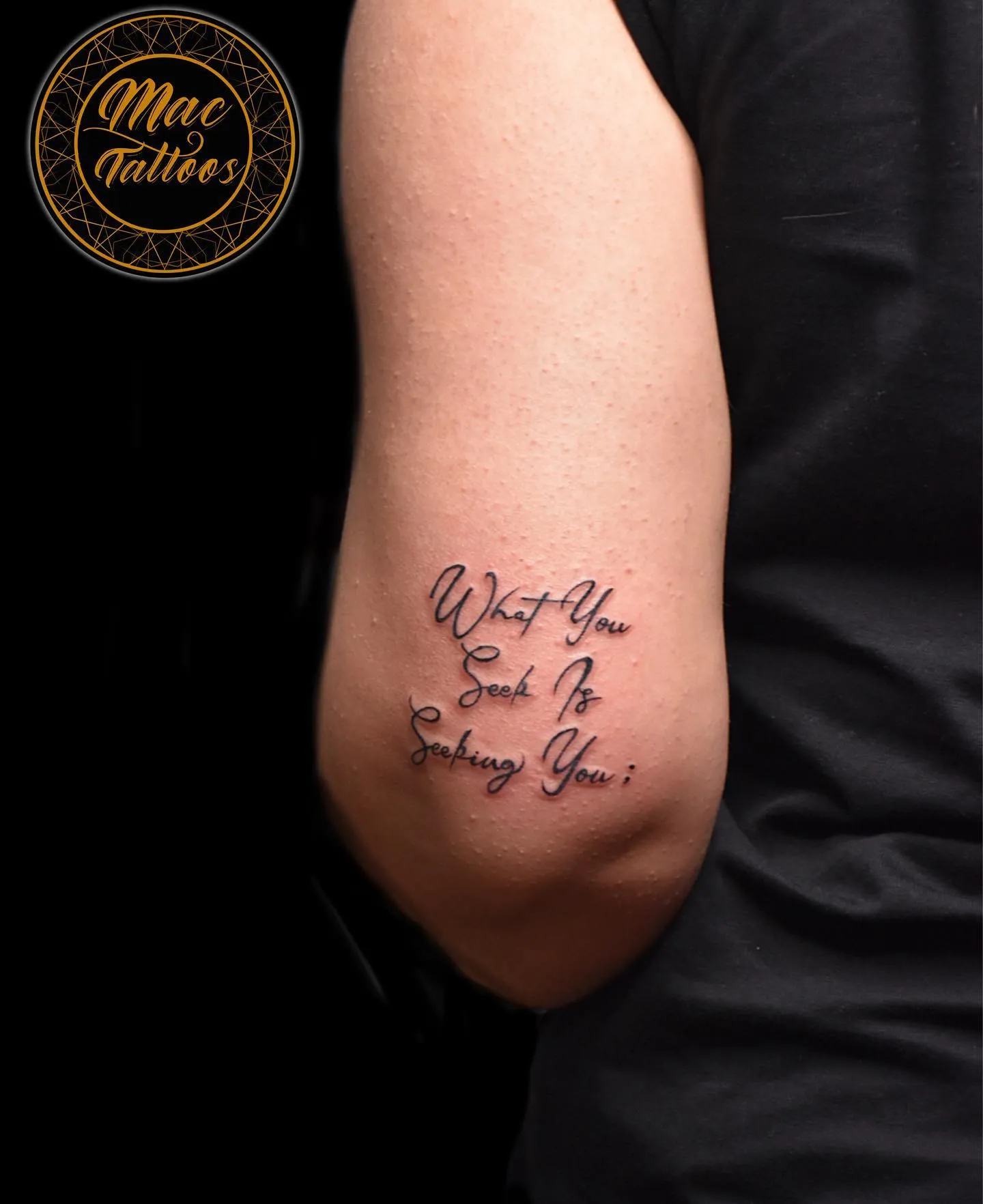 Spiritual Quote Tattoo for Women