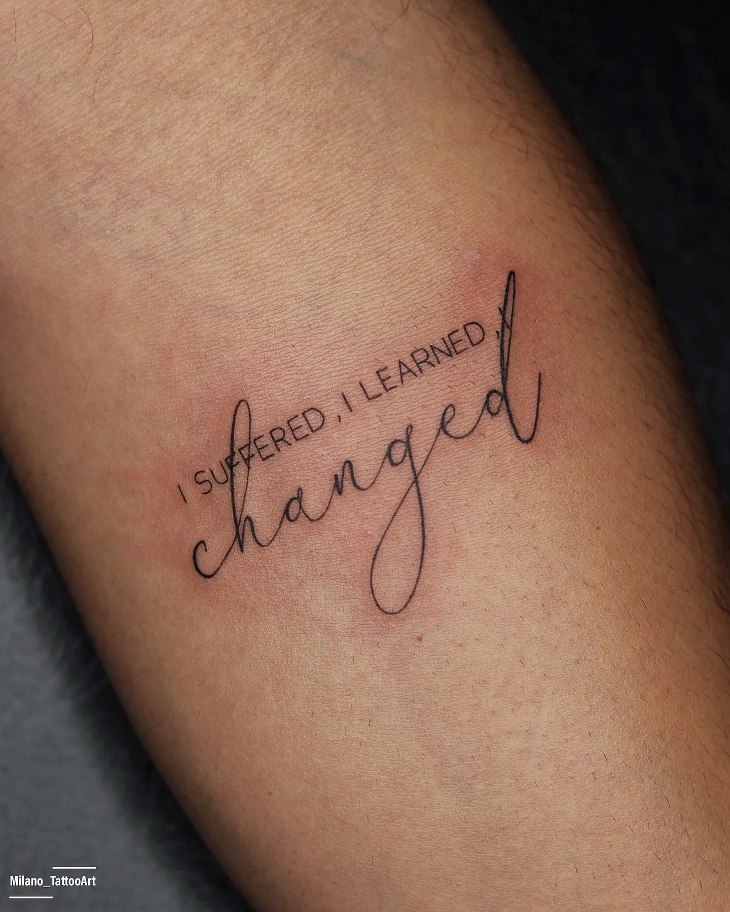 Growth Quote Tattoo for Women