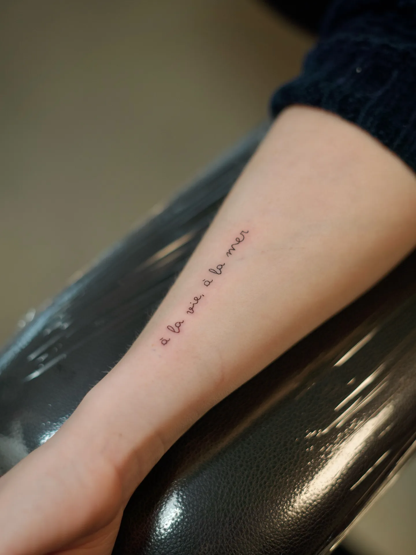 French Quote Tattoo for Women