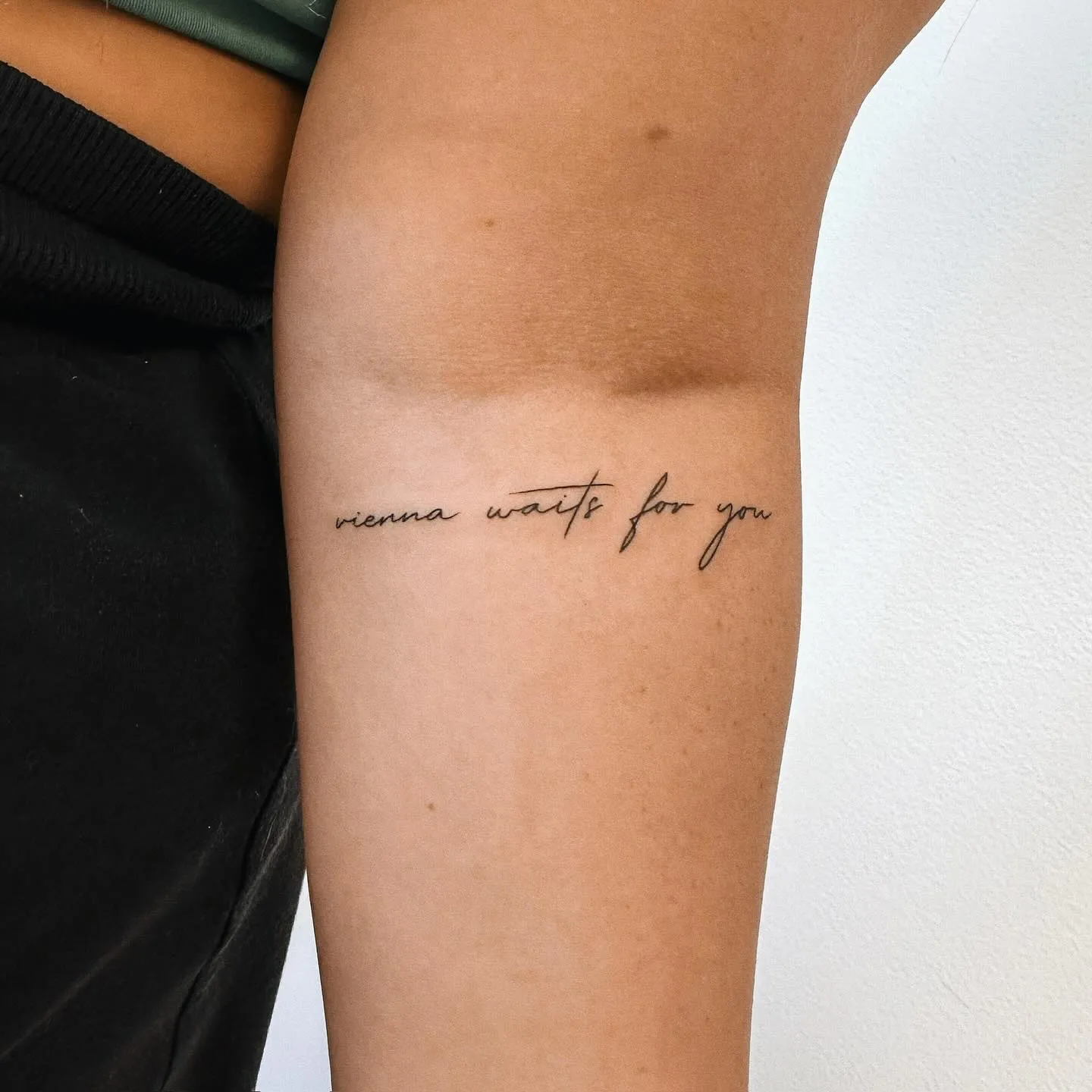 Minimalist Quote Tattoo for Women