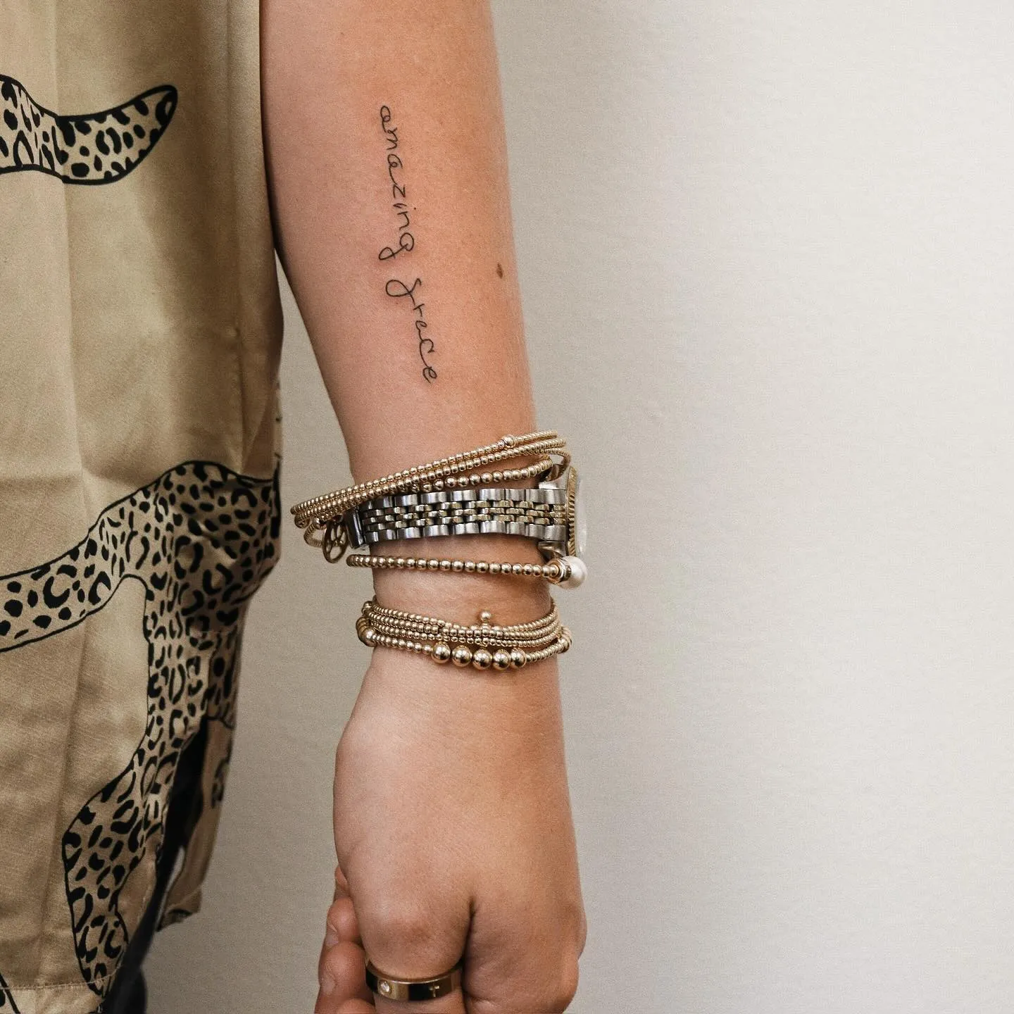 Faith-Inspired Quote Tattoo for Women